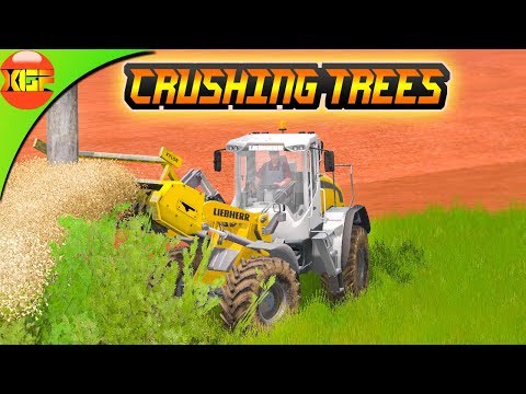 Estancia lapacho Farming Simulator 17 Gameplay Crushing trees & CREATING NEW FIELDS!