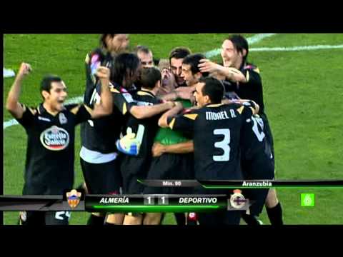 GOL ARANZUBIA Almeria vs Depor