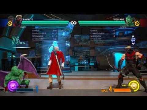 MARVEL VS. CAPCOM: INFINITE - Dante/Hawkeye 9K Combo