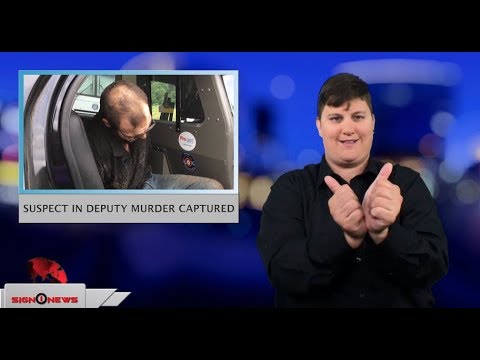 Suspect in deputy murder captured (ASL - 6.1.18)
