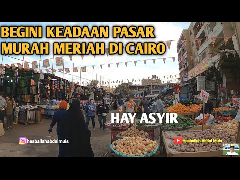 PASAR TRADISIONAL DI MESIR YANG MURAH,PENUH DENGAN PERNAK PERNIK RAMADAHAN (VLOG MESIR PART 112)