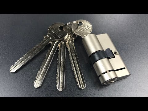 Euro cylinder picked — LockPickingLawyer
