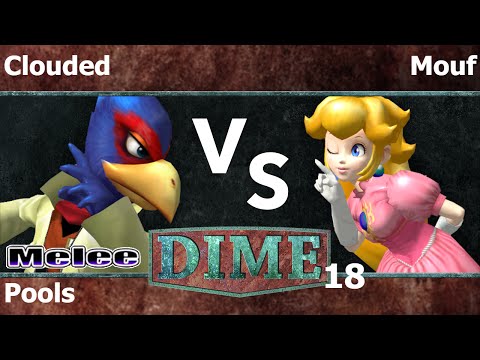 DIME 18 Melee - Clouded (Falco) vs Mouf (Peach) - Pools