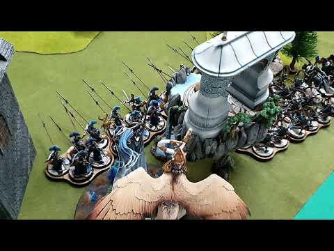 Lumineth Realm Lords VS Ossiarch Bonereapers - Warhammer Age of Sigmar 3.0 Battle Report