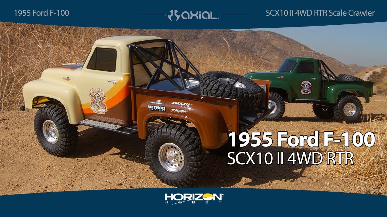 Axial SCX10 II Ford F-100 1955 1:10 4WD RTR hnědý