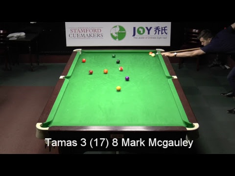 Chinese 8 ball Qualifier LAST 8 ( Mark Mcgauley v Tamás Vágvolgyi)