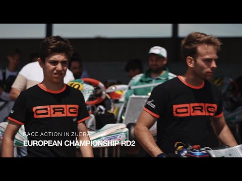FIA Karting European Championship 2022 OK-OKJ | Round 2, Zuera | Race Action