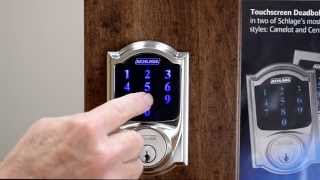 Factory Reset Procedure - Schlage Connect and Schlage Sense Deadbolt
