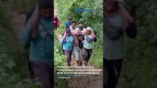 Mobil HRV Masuk Hutan di Pati, Sopir Terkejut Mendadak Didalam Hutan