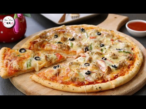 Perfect Homemade Pizza Recipe 😍 by (Yes I Can Cook)