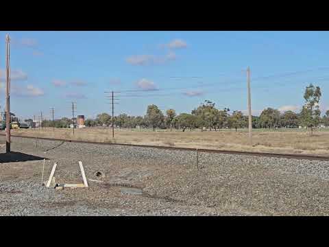 6MA8 JBRE The Overland to Adelaide, 1230, 21/6/24, Murtoa VIC