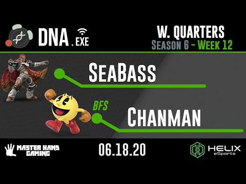 DNA.EXE S6:W12 - SeaBass (Ganon) Vs. BFS | Chanman (Pacman) - W Quarterfinals