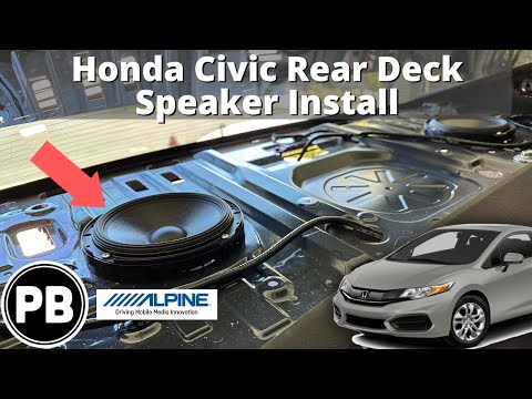 2015 - 2021 Honda Civic Rear Deck Speaker Install