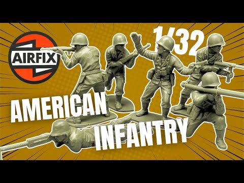 Airfix 1/32 WW2 American Infantry. Heroes In A Box From 1969.