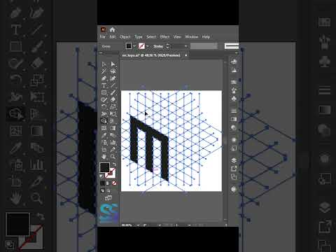 Any Monogram Logo design in illustrator #illustrator #graphicdesign #logo #monogram #tutorial