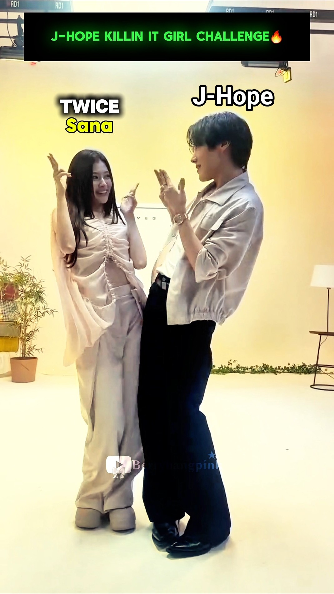 J-Hope buktikan kalau dia raja dance challenge! 💃✨ Siap terinspirasi sama gerakan K-pop yang kece ini? 💛