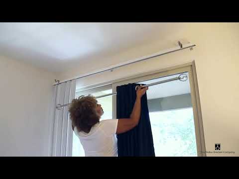 Hang curtains over blinds in a flash with NoNo Brackets