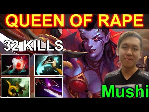 Mushi Queen of Pain- Dota 2: Queen of Rape [32 Kills]