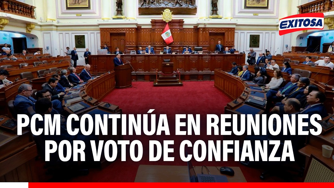 🔴🔵 Premier y José Balcázar continúan en reuniones previo al voto de confianza: "Están coordinando"