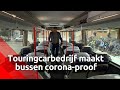 Zo zien de corona-proof bussen van touringcarbedrijf Van Gompel eruit