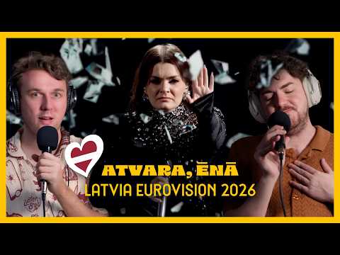 🇱🇻 Reacting to LATVIA'S Eurovision 2026 Song | Atvara, Ēnā 🇱🇻