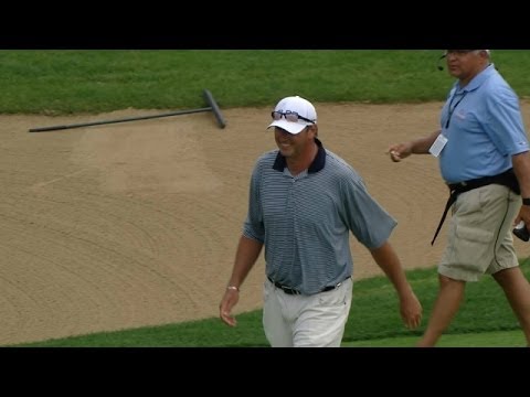 Toni Kukoc's skillfull chip-in for birdie at Encompass