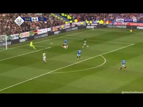 Josh Windass goal scored for Rangers 1-0 v Celtic | Scottish Premiership | Old Firm Derby