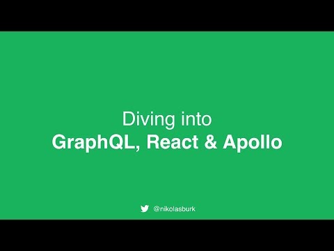 React GraphQL workshop - Apollo client + Graphcool server (Nikolas Burk, Graphcool)