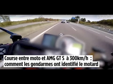 Course entre une AMG GT S et une moto KTM à 300 km/h : comment les gendarmes ont identifié le motard