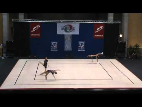 Nagy Barbara Lendvay Réka Tácsik Hunor (Final) Ungarn Open Aerobic Gymnastics 2015