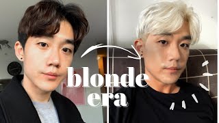 Black to Blonde Asian Mens Hair Transformation | Brute Choi