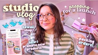 Self-Employed Artist Vlog 🌷✏️ Shop Update Prep, How I Promote New Products, Packing Orders!