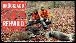 Drückjagd auf Sauen Rotwild und Rehwild | 6x Waidmannsheil | Schwarzwaldhunters bei Outsidehunter