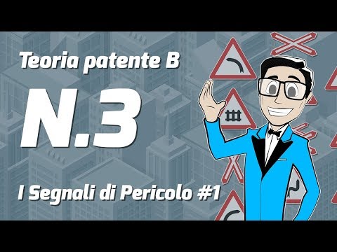 Teoria patente B | Lezione#3 - I Segnali di Pericolo (Parte 1) | Mario Racconta