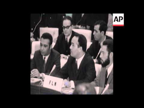 SYND 4 3 69 ALGERIAN PRESIDENT MEETS SYRIAN DELEGATION