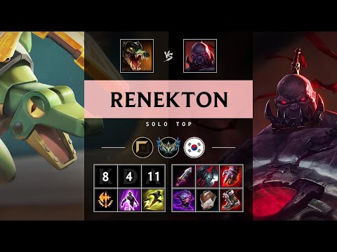 Renekton Top vs Sion - KR Challenger Patch 25.17