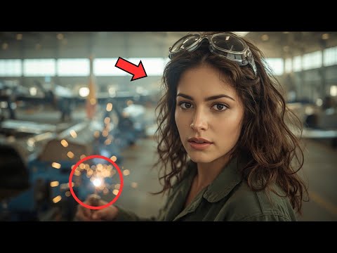 She Was Just Welding in the Hangar — Until Her Torch Work Revealed Perfect Military Precis