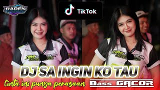 Download lagu Dj Sa Ingin Ko Tau x Sa Cemburu | Style Party Bass Gacor Amunisi Battle Terbaru Full Bass mp3