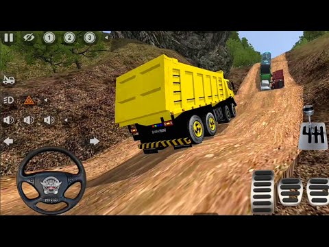 Heavy Dumper Truck offroad challenges driving l Bus simulator indonesia l Truck Driving