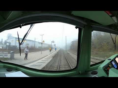 360° Führerstandsmitnahme S-Bahn München S20 Grafrath - Höllriegelskreuth BR420 09.11.2020