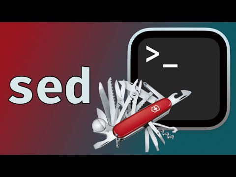 sed is more than search and replace