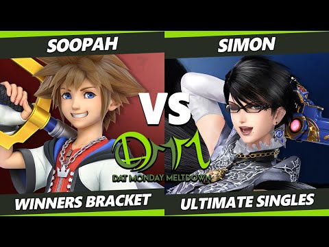 DAT Monday Meltdown 219 - Soopah (Sora) Vs. Simon (Bayonetta) SSBU Ultimate Tournament