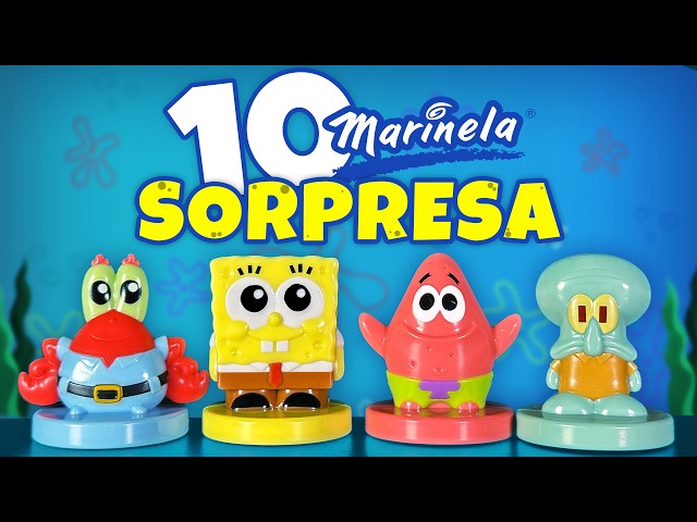 Vídeo relacionado con Bizak Bob Esponja Figura Sorpresa en sobre, muñeco Coleccionable de 5 cm, Personajes de Nickelodeon como Patricio, Calamardo o Arenita, Juguete para Fans (64393000)