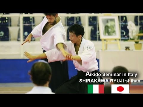 AIKIDO seminar Caserta Marici Dojo in Italy - Shirakawa Ryuji shihan