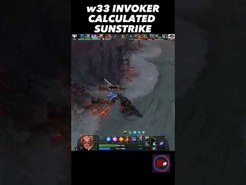 Dota 2 Highlights - w33 invoker sunstrike #shorts