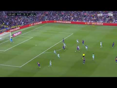 Gol de Jordi Alba | FC Barcelona vs Real Betis 4-1