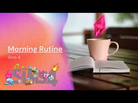 Single Mom's Morning Routine in The Sims 4 🤍🩷