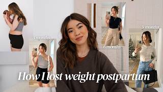 My Postpartum Weight Loss Journey | How I navigated postpartum, exercise & what I ate post pregnancy