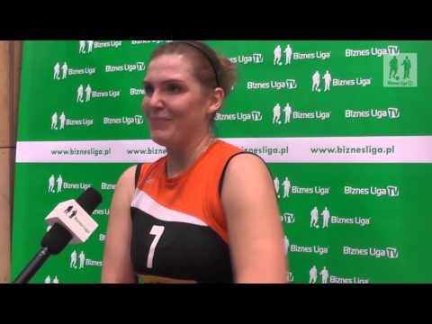 14.03.2016 Siatkarska Biznes Liga -  Rozmowa z Julią Barbaszewską (INTERIA.PL)