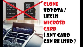 [PDBSH.SEC]  HOW TO USE ANY CARD TO CLONE TOYOTA / LEXUS MICROSD  ( NO CID NEEDED )😮